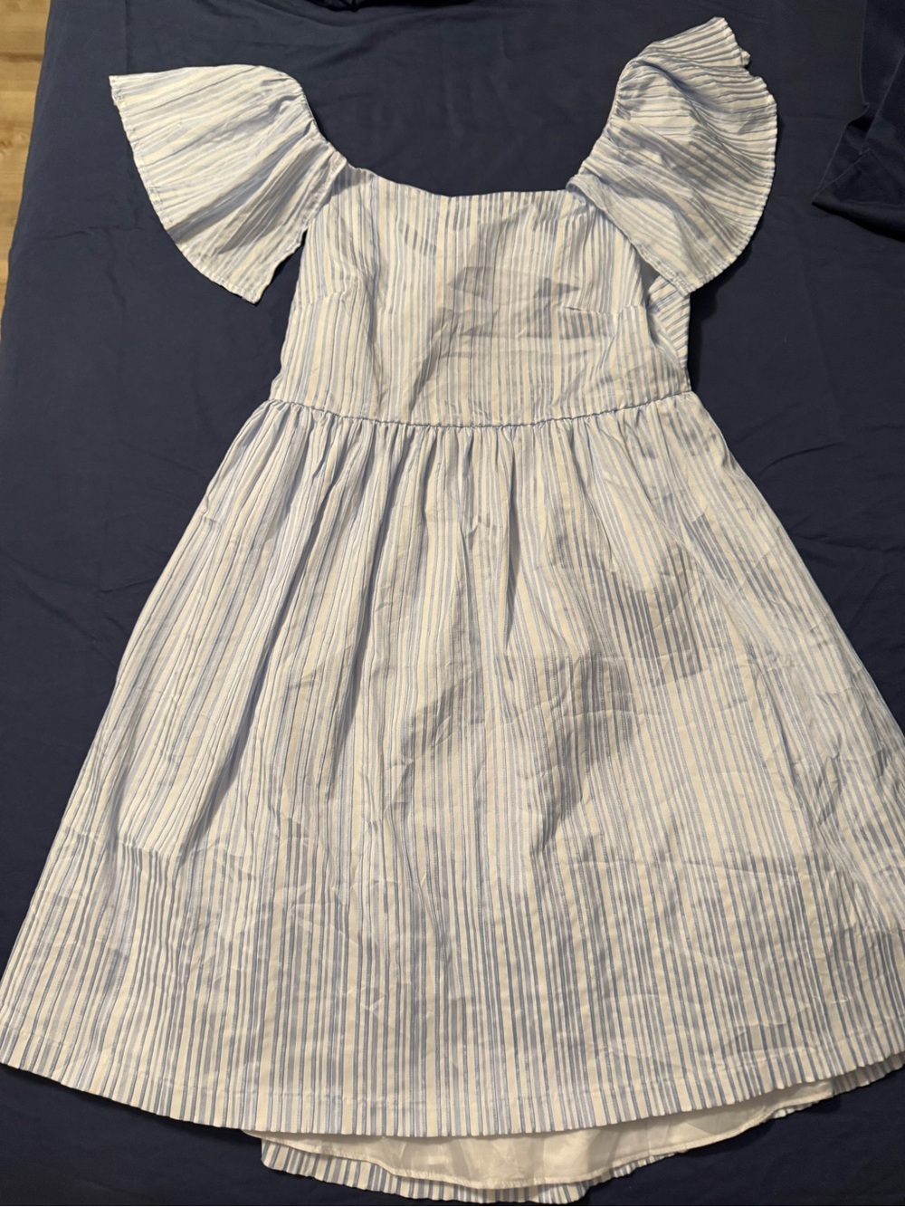 Altard State Women’s Blue & White Striped Sundress